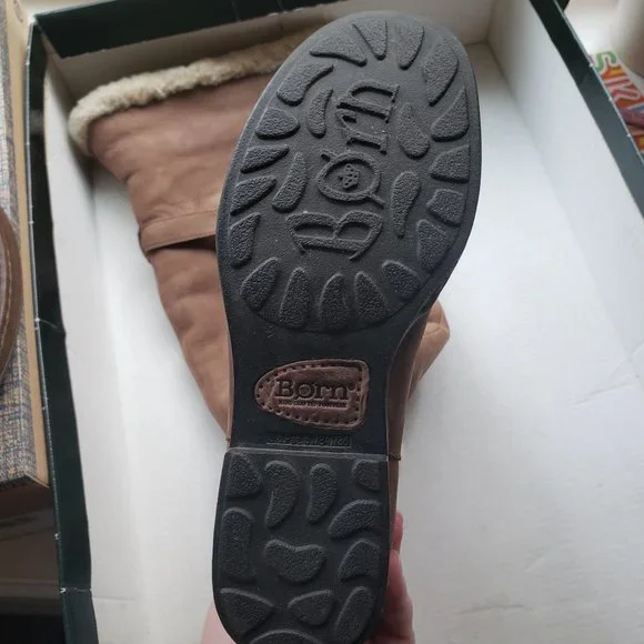 BORN Burnished Calf Knee-high Boots - Picture 11 of 16